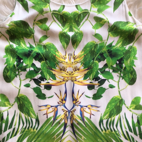 Alice + Olivia “Sunburst Palm” Mini Dress - Picture 7 of 16